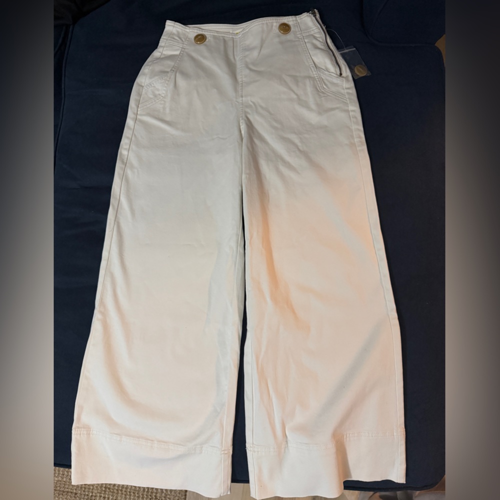 Anthropology Maeve Collette Cream Pant